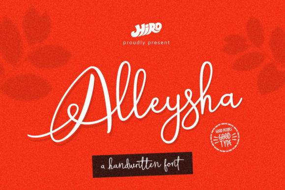 Alleysha: A Premium Handwritten Font for Brand Identity