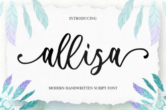 Allisa: The Elegant Script Font for Your Brand
