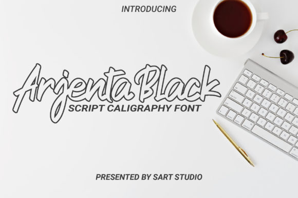 Arjenta Black: A Handwritten Font for Modern Web Design