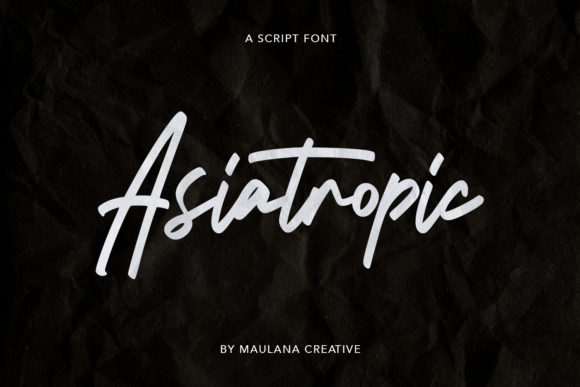 Asiatropic: A Handwritten Font for Editorial Design