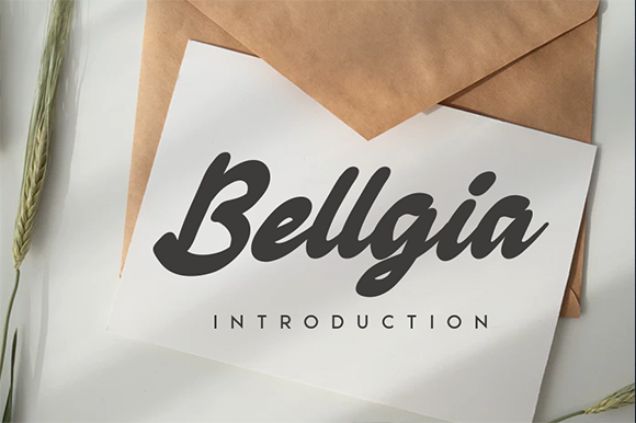 Bellgia: A Versatile Handwritten Font for Branding