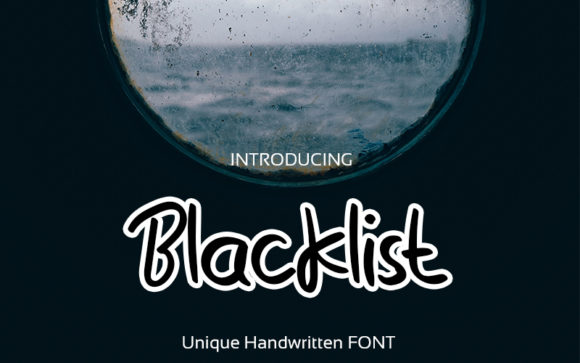 Blacklist: The Handwritten Font for Bold Branding