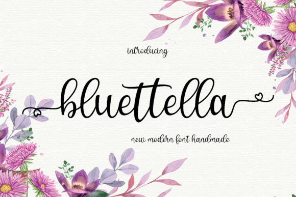 Bluettella: A Premium Script Font for Campaigns