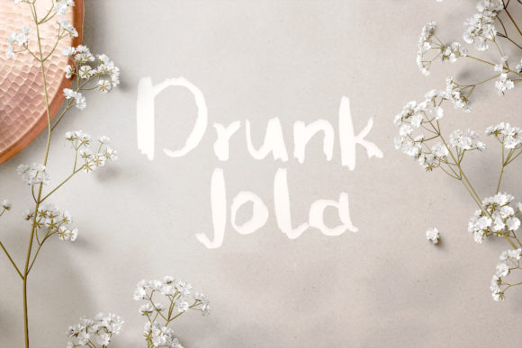 Drunk Jola: A Friendly Handwritten Font for Editors