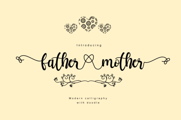 Father Mother: A Sweet Handwritten Font for Branding