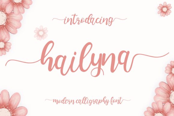 Hailyna: A Sweet Handwritten Font for Small Business