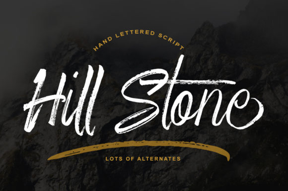 Hill Stone: A Bold Handwritten Font for Campaigns