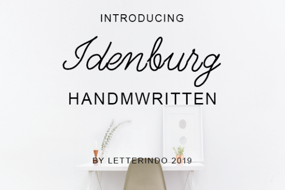 Idenburg: A Premium Handwritten Font for Web Design