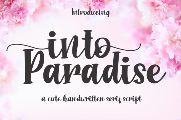 Into Paradise: The Elegant Script Font for Your Brand
