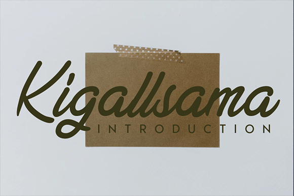 Kigallsama: A Premium Handwritten Font for Campaigns