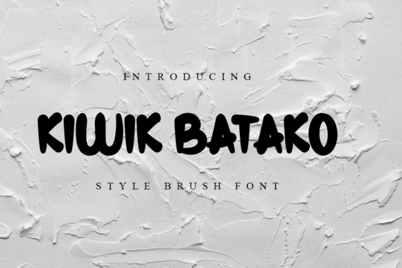 Kiwik Batako: A Quirky Handwritten Font for Crafters