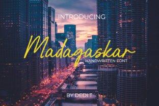 Madagaskar: A Premium Handwritten Font for Campaigns