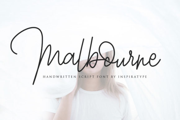 Malbourne: A Handwritten Font for Modern Editorial Design