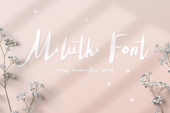 Milutki: A Relaxed Handwritten Font for Modern Branding