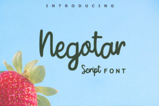 Negotar: The Handwritten Font for Bold Campaigns