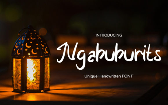 Ngabuburits: A Charming Handwritten Font for Branding