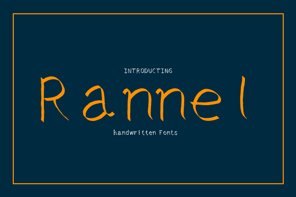 Rannel: A Charming Handwritten Font for Makers