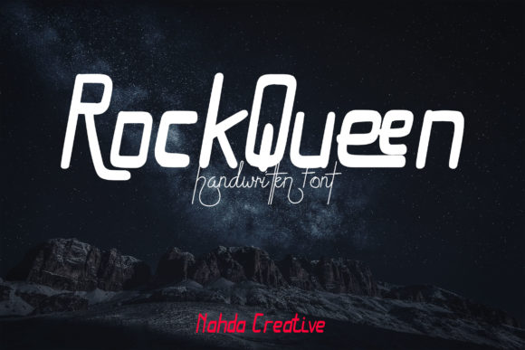 RockQueen: A Handwritten Display Font for Web Design