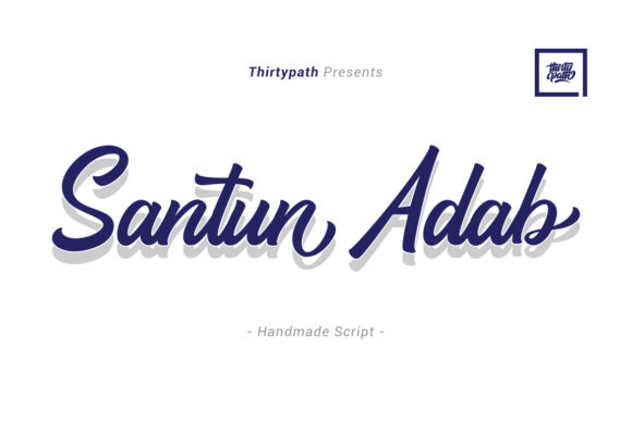 Santun Adab: A Handwritten Font for Web Design