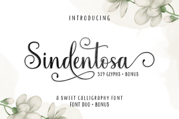 Sindentosa: A Sweet Handwritten Font for Brand Identity