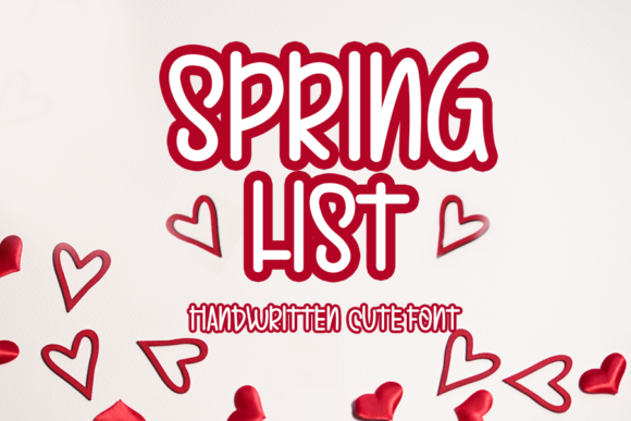 Spring List: A Sweet Handwritten Font for Makers