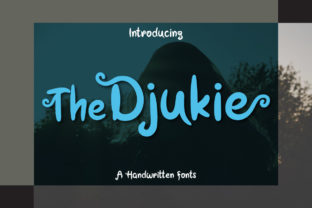 The Djukie: A Handwritten Font for Authentic Editorial Design
