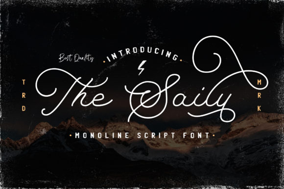 The Saily: A Premium Script Font for Campaigns