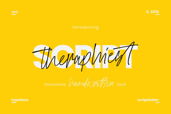Theraphiest: A Premium Script Font for Editorial Design