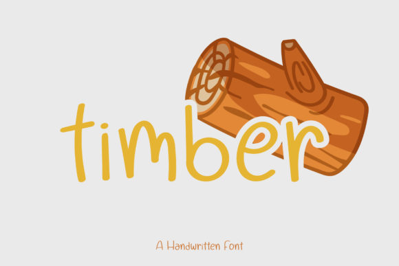 Timber: A Friendly Handwritten Font for Editorial Design