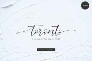 Toronto: A Refined Script Font for Editorial Design